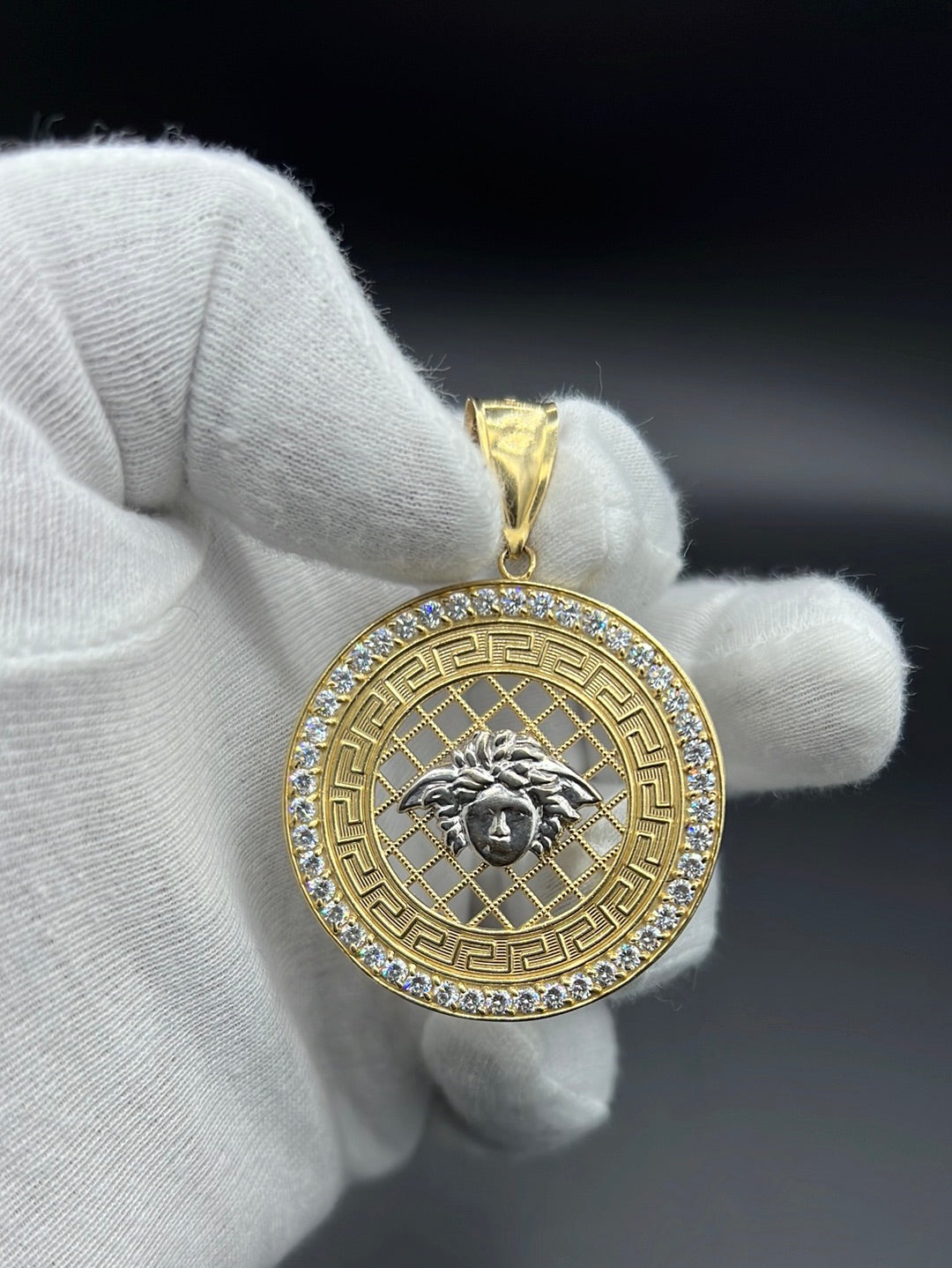 14k gold versace pendant Clearance