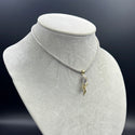 New Gold 14K Moon  Ice Chain With Pendant by GO™