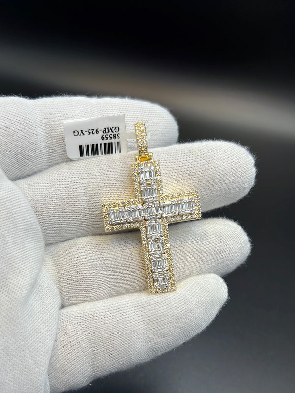 New Gold 14k Cross VS1 Diamonds 💎 Pendant