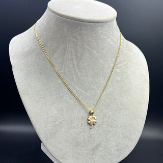 New Flat Cuban Chain With Pendant 14k by G.O™