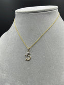 New Gold 14k Women Franco Chain with Dolphin pendant  by GO™