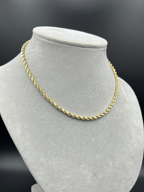 New Gold 14k Women Rope Chain pendant  by GO™