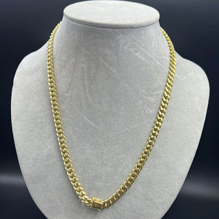 New Gold 14K Hollow Miami Cuban  Chain by GO™