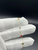 New Gold 14k Bracelet  on Cz Stones by GO™