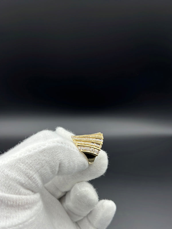 New Gold 14K Women’s Ring on Cz Stones by GO™