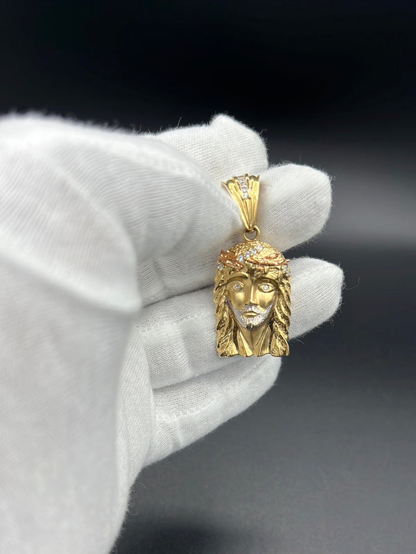 New Gold 14K Jesus Pendant by GO™