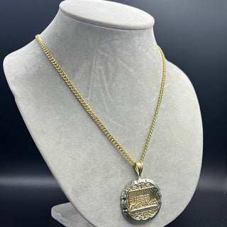 New Gold 14k Women Hollow Miami Cuban  Chain with Pendant  by GO™