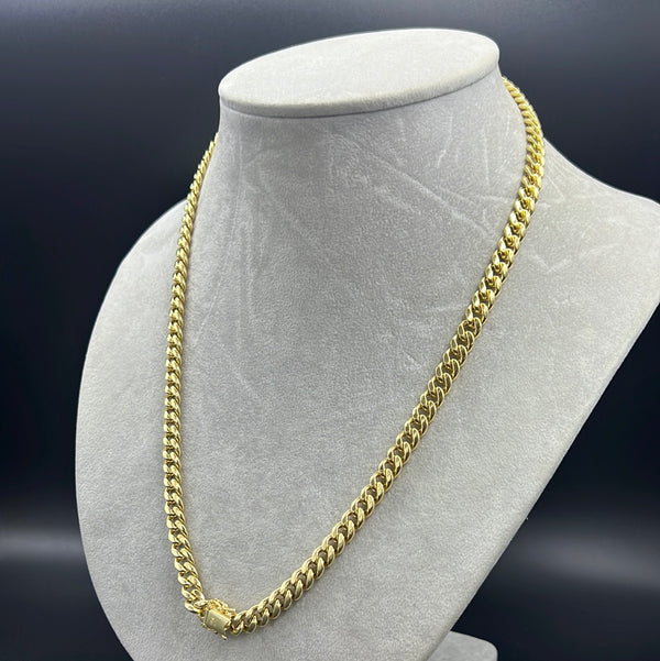 New Gold 14K Hollow Miami Cuban  Chain by GO™