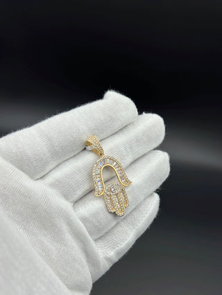 New Gold 14K Hamsa Pendant by GO™