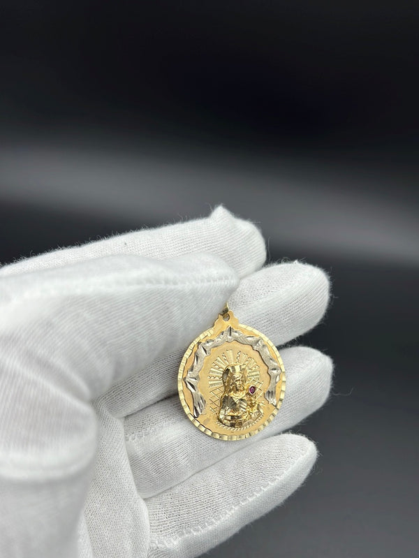 New Gold 14K Virgen Pendant by GO™