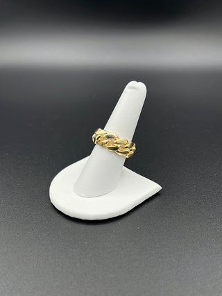 New Gold 14K Solid Cuban Ring  by GO™