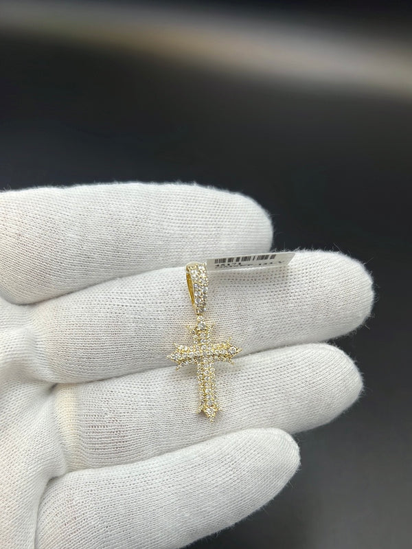 New Gold 14k Cross VS1 Diamonds 💎 Pendant