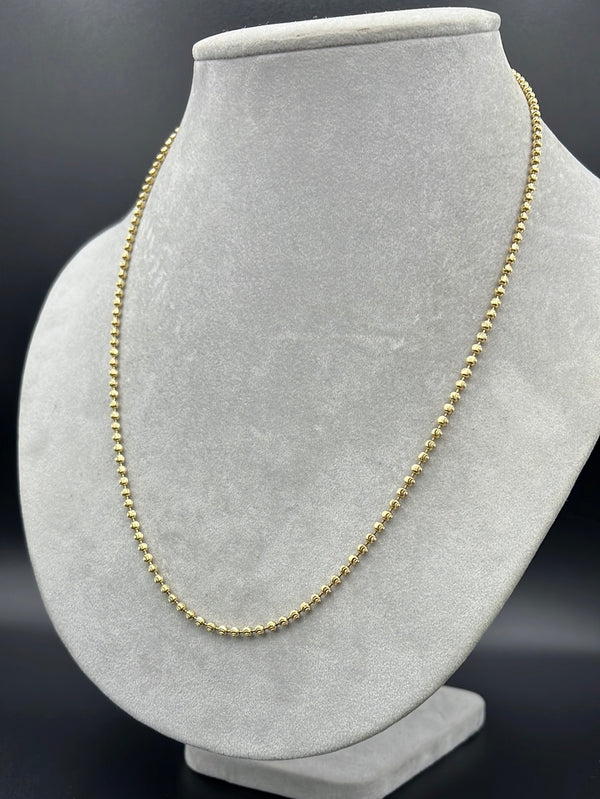 New Gold 14K Moon Cut Chain by GO™