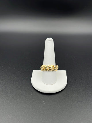 New Gold 14K Solid Cuban Ring