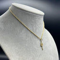 New Gold 14k Women Rope Chain with Key pendant  by GO™