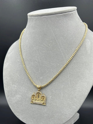 New Ice Chain 14k With Last Supper Pendant by G.O™