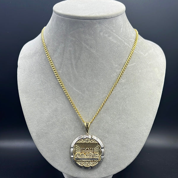 New Gold 14k Women Hollow Miami Cuban  Chain with Pendant  by GO™