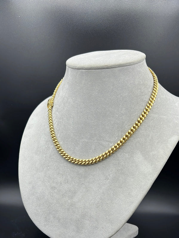 New Gold 14K Semi Solid Cuban Chain by GO™