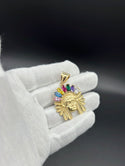 New Gold 14K  Native American Indian Pendant by GO™