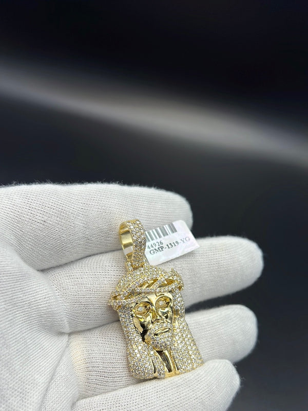 New Gold 14k Jesus VS1 Diamonds 💎 Pendant