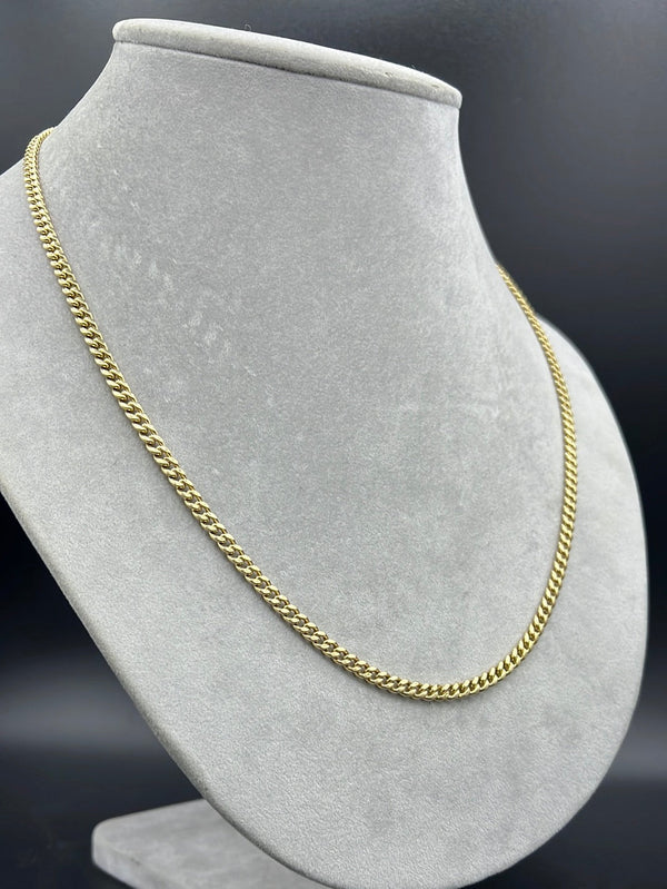 New Gold 14K Hollow Miami Cuban  Chain by GO™