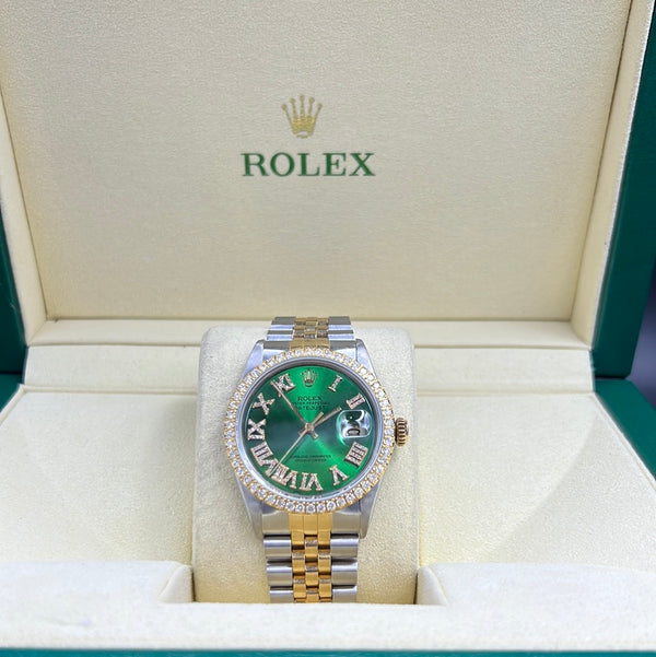 New Rolex Datejust 36mm with Diamonds Bezel