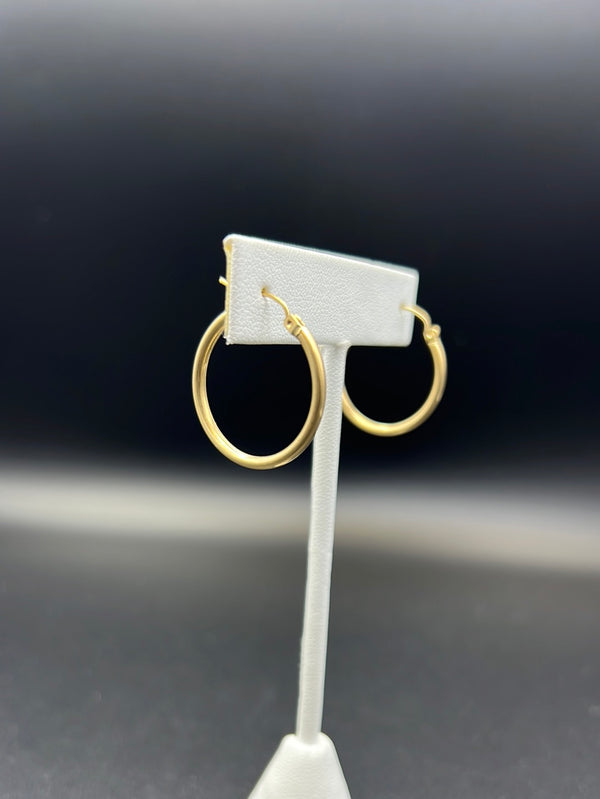 New Gold 14k Hoops