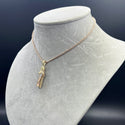 New Gold 14K Moon Ice Chain With Pendant by GO™