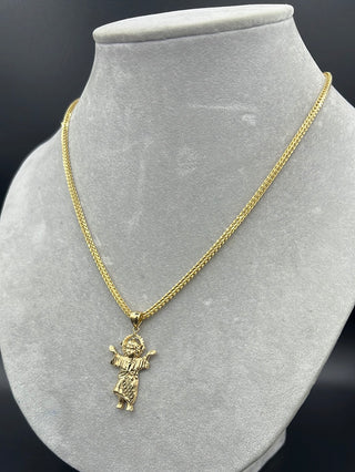 New Franco 14k with baby Jesus pendant