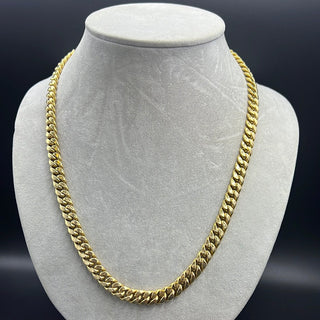 New Gold 14K Hollow Miami Cuban  Chain by GO™