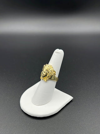 New Gold 14K Versace Pinky Ring