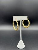 New Gold 14k Bambú Hoops