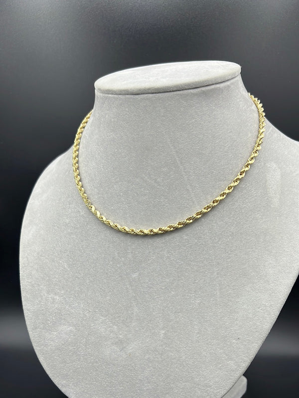 New Gold 14k Women Rope Chain pendant  by GO™