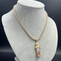 New Gold 14K Moon Ice Chain With Pendant by GO™