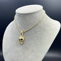 New Gold 14K Moon  Ice Chain With Pendant by GO™