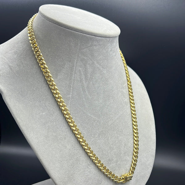 New Gold 14K Hollow Miami Cuban  Chain by GO™