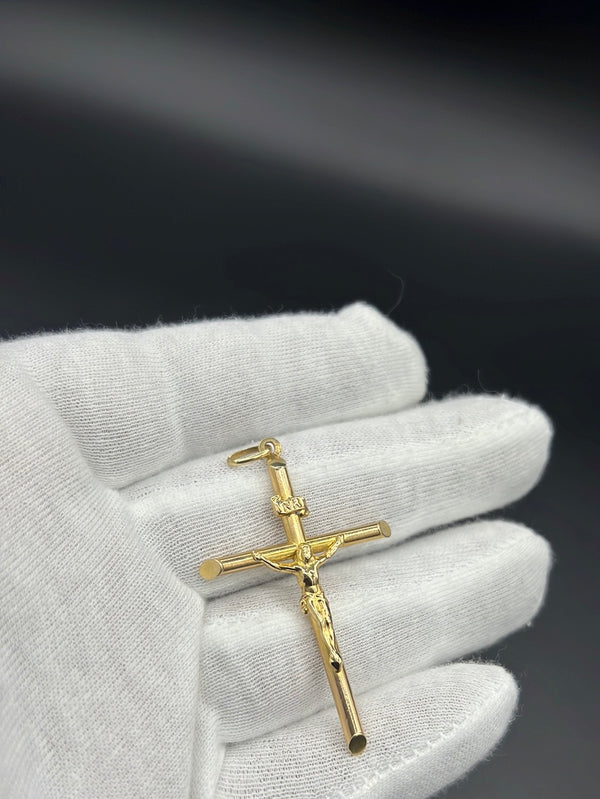 New Gold 14K Cross Pendant by GO™