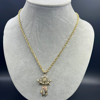 New Gold 14k Rope chain with Pendant  by GO™