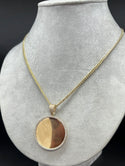 New Gold 14K Photo pendant with Miami Cuban