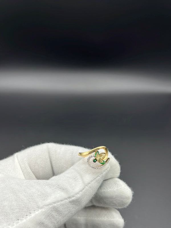 New Gold 14K Women’s Ring on Cz Stones by GO™