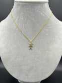 New Gold 14K Franco with boy pendant