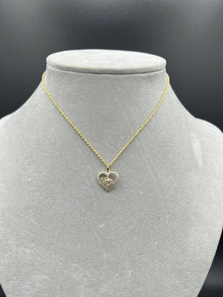 New Gold 14k Women Rope Chain with Heart pendant  by GO™