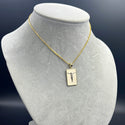 New Gold 14K Hollow Franco Chain With Pendant by GO™