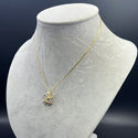 New Flat Cuban Chain With Pendant 14k by G.O™