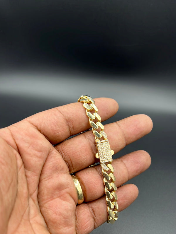 New Gold 14K Hollow bracelet