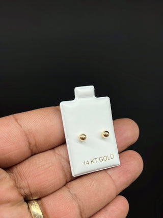 New Gold 14k Earring ( Dormilona )