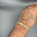 New Gold 14K Italian Cuban bracelet  by GO™