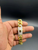 New Gold 14K Monaco bracelet