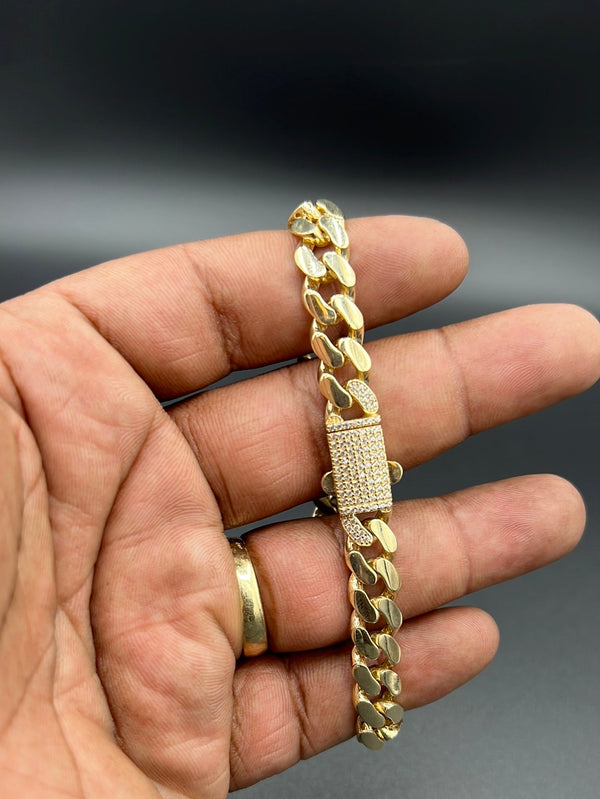 New Gold 14K Hollow bracelet