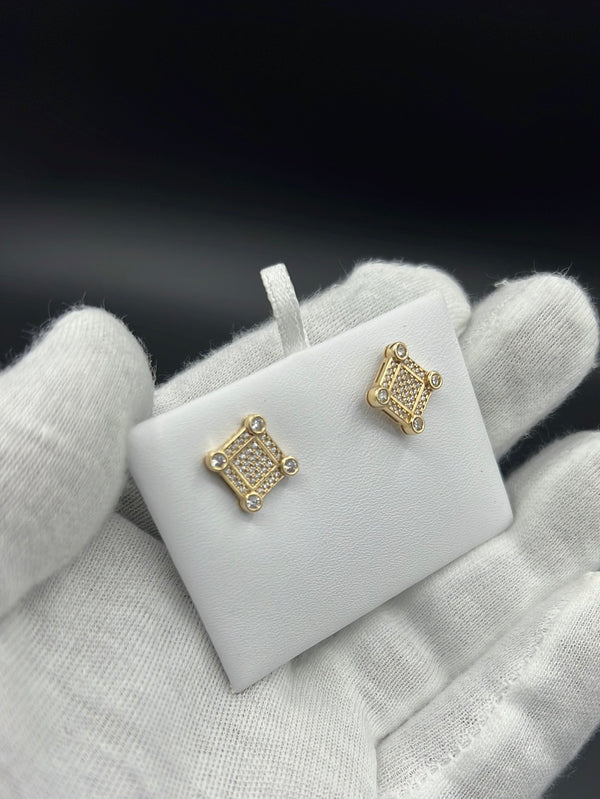 New Gold 14k Earring on Cz Stones by GO™